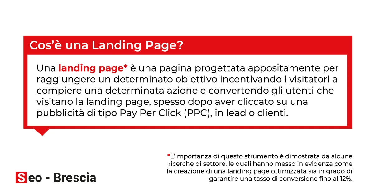 Cos’è una landing page - Seo Brescia