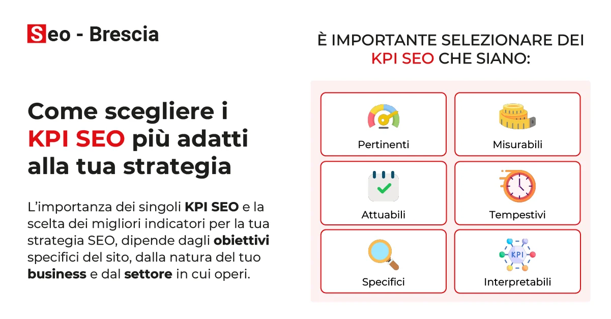 Come scegliere i KPI SEO più adatti alla tua strategia - Seo Brescia